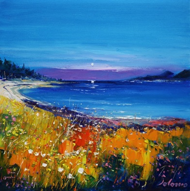 Night Falls on Kilbrannan Sound 20x20 Night Falls on Kilbrannan Sound 20x20